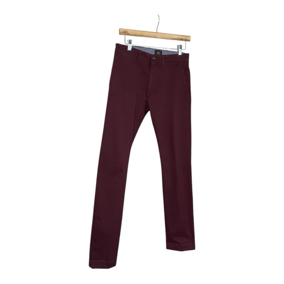 J. Crew Men's Chinos - Burgundy - Picture 2 of 10